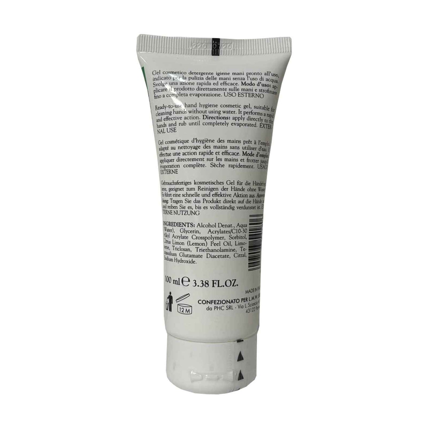 Gel Detergente Igiene Mani Pure Herbal 100 ml