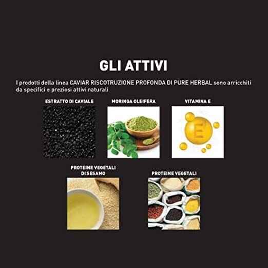 Ricostruttore profondo Pure Herbal con estratto di caviale 500 ml
